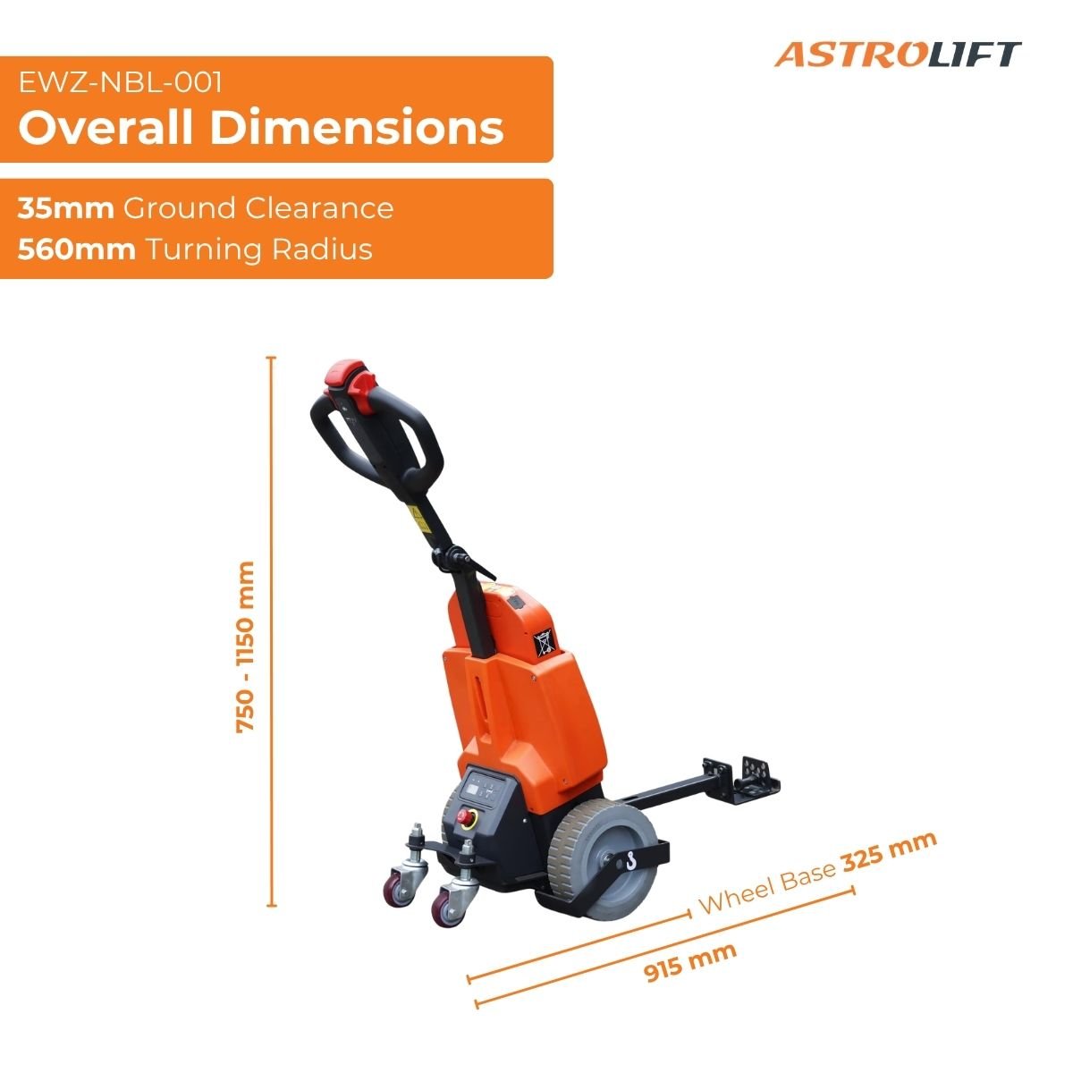 Buy Electric Tug - 1 tonne in New Products available at Astrolift NZ